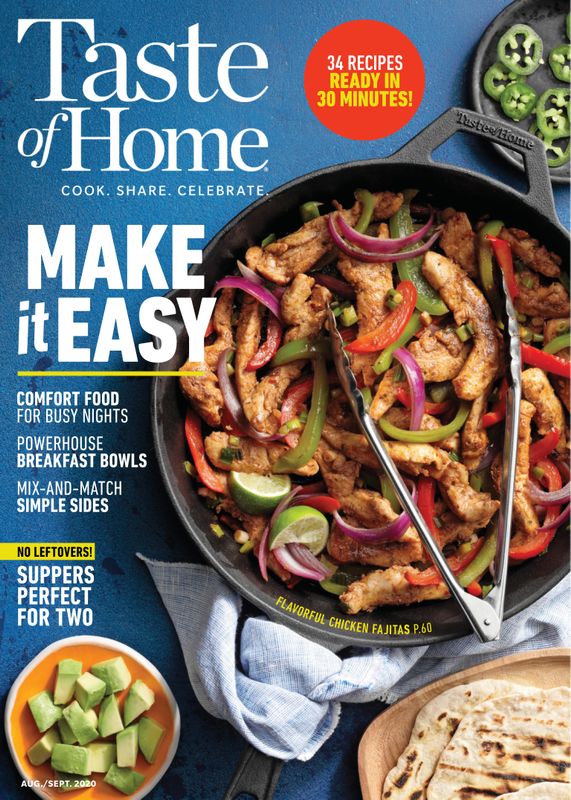 Taste-of-Home August 01, 2020 Issue Cover