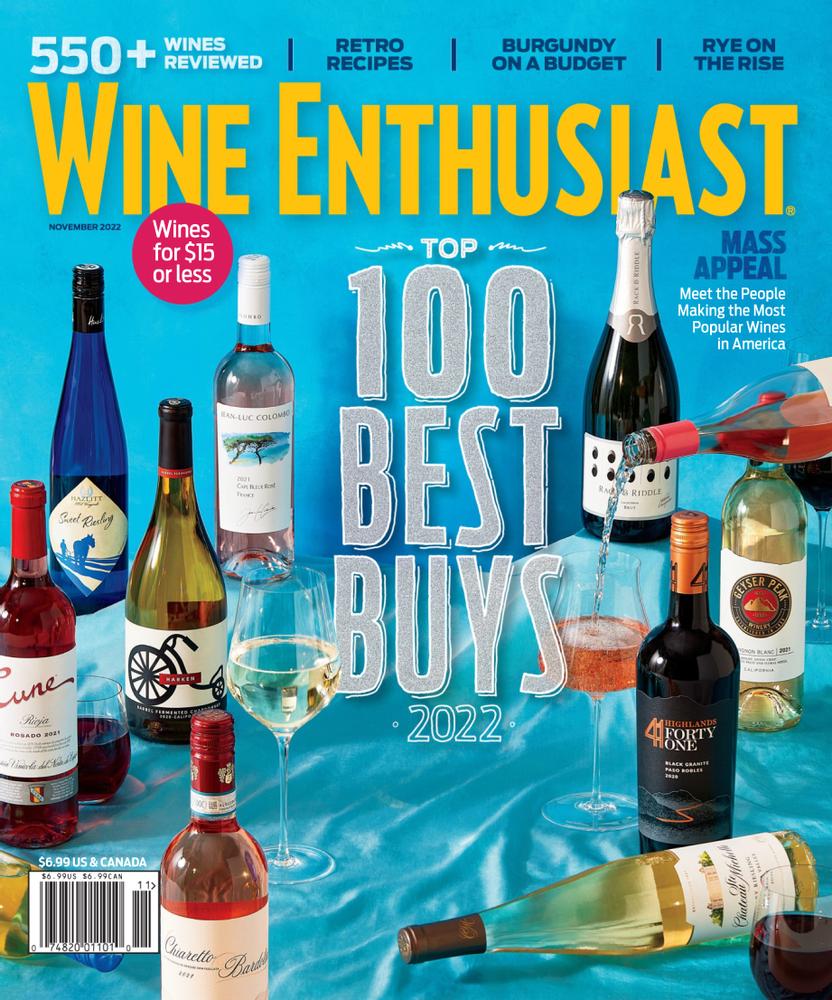 Wine-Enthusiast November 01, 2022 Issue Cover