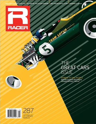 Racer September 01, 2017 Issue Cover