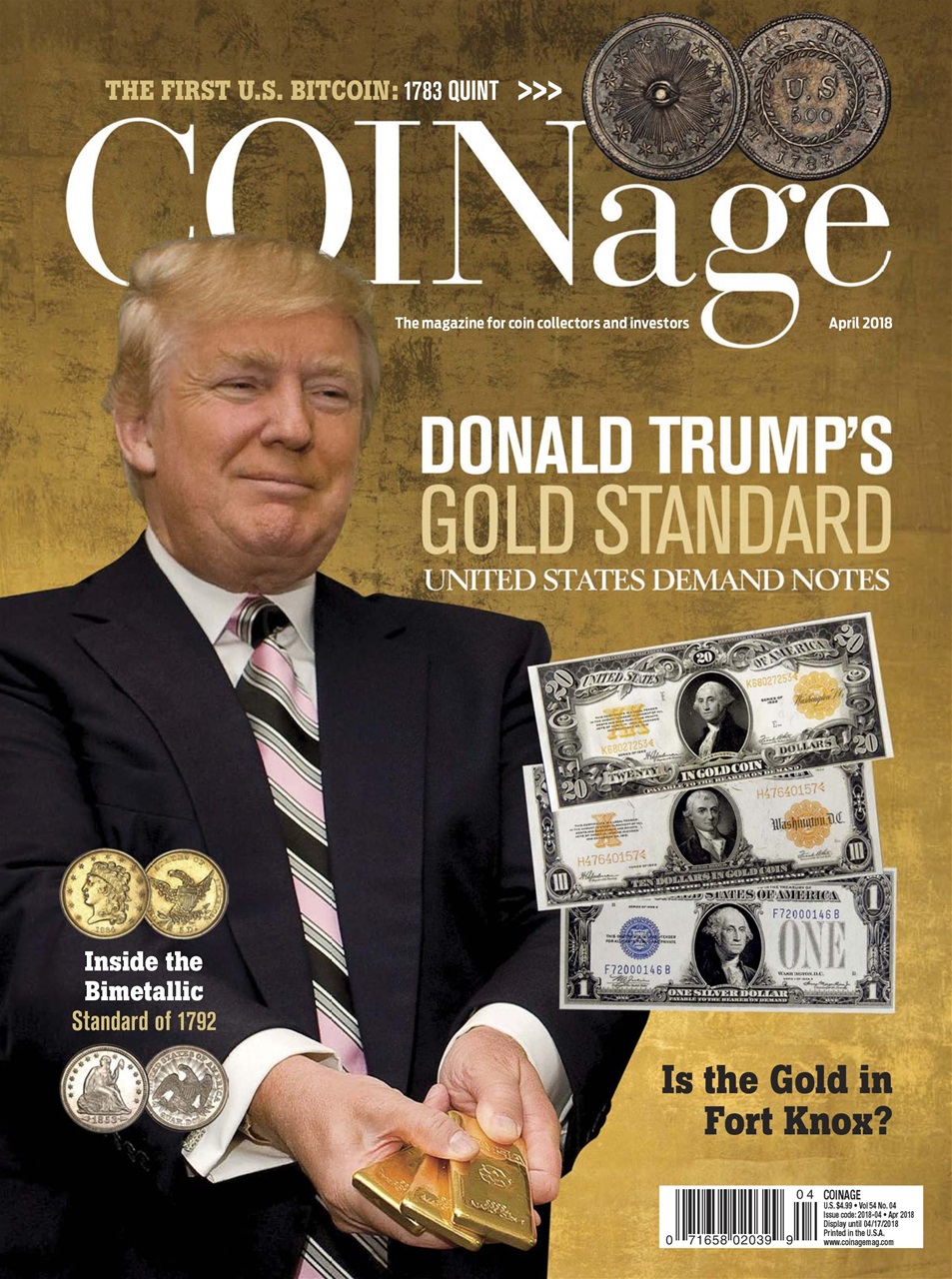 Coinage April 01, 2018 Issue Cover