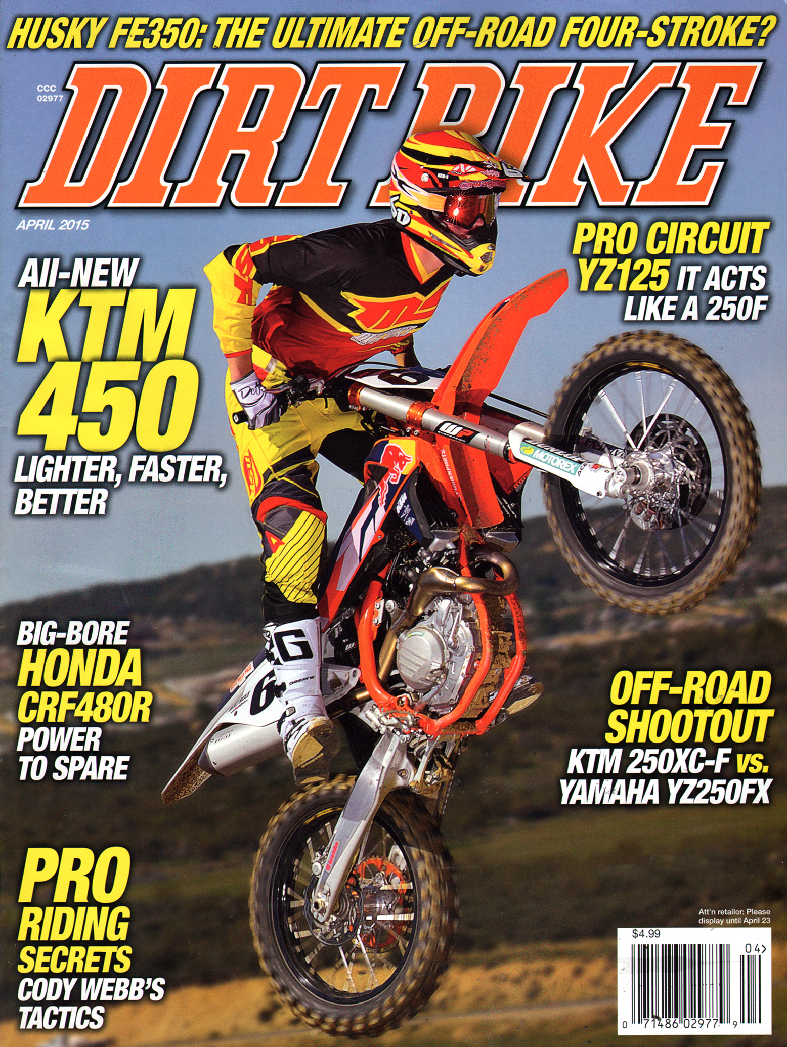 Dirt-Bike April 01, 2015 Issue Cover