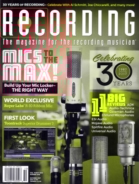 Recording-Magazine October 01, 2017 Issue Cover