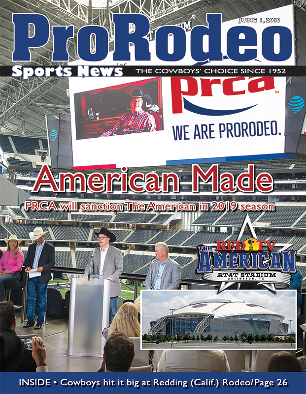 Pro-Rodeo-Sports-News June 01, 2018 Issue Cover