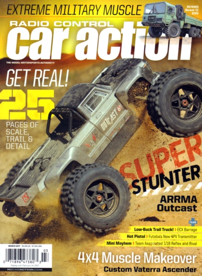 Radio Control Car Action March 01, 2017 Issue Cover