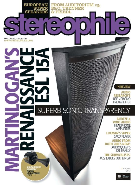 Stereophile January 01, 2017 Issue Cover