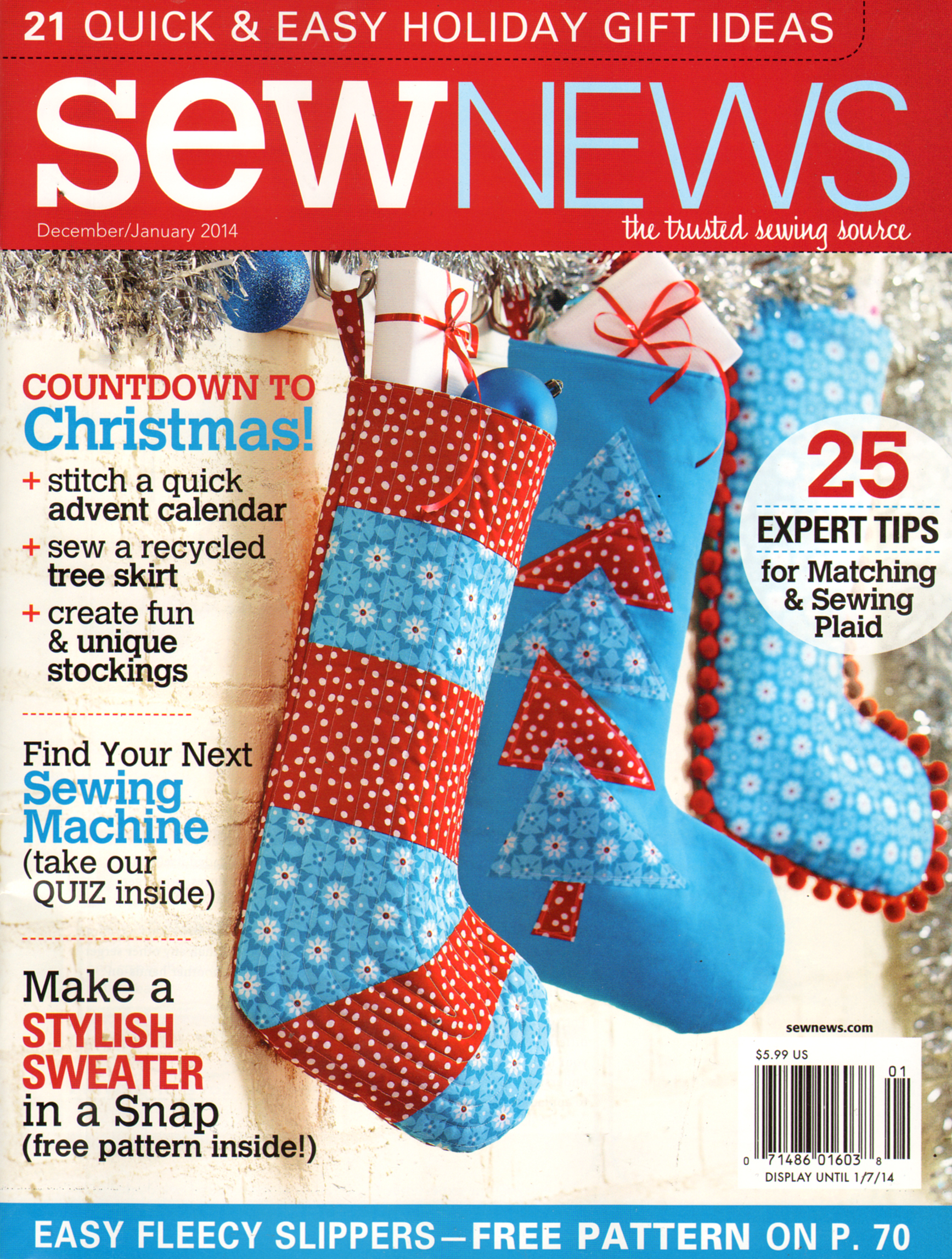 Sew-News December 01, 2013 Issue Cover