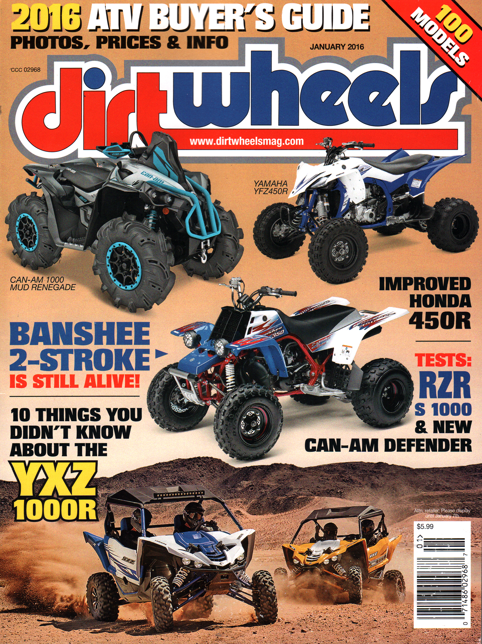 Dirt-Wheels January 01, 2016 Issue Cover