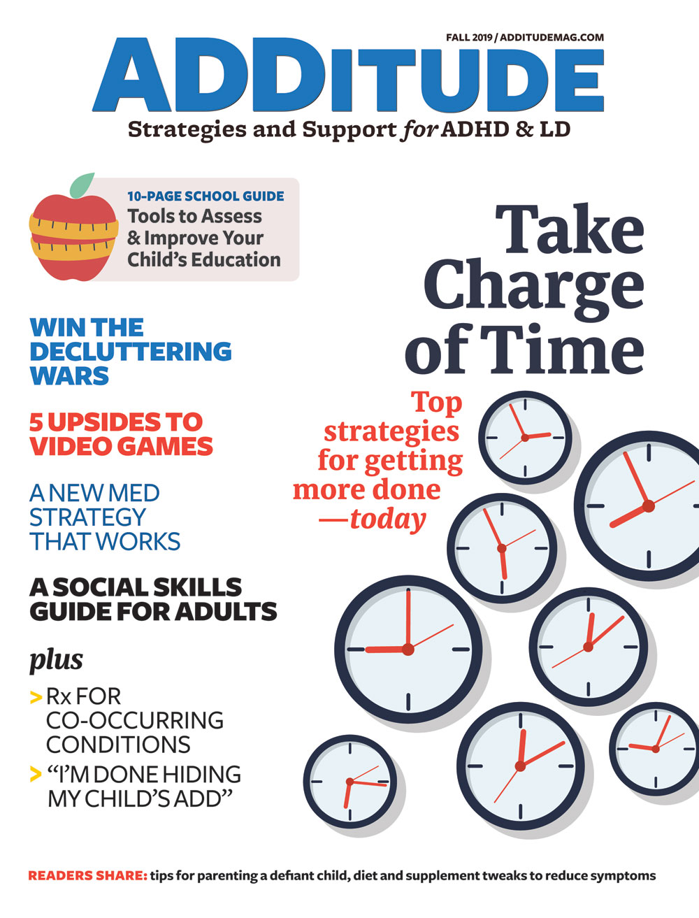 ADDitude September 01, 2019 Issue Cover