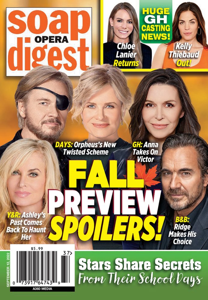 Soap-Opera-Digest September 12, 2022 Issue Cover