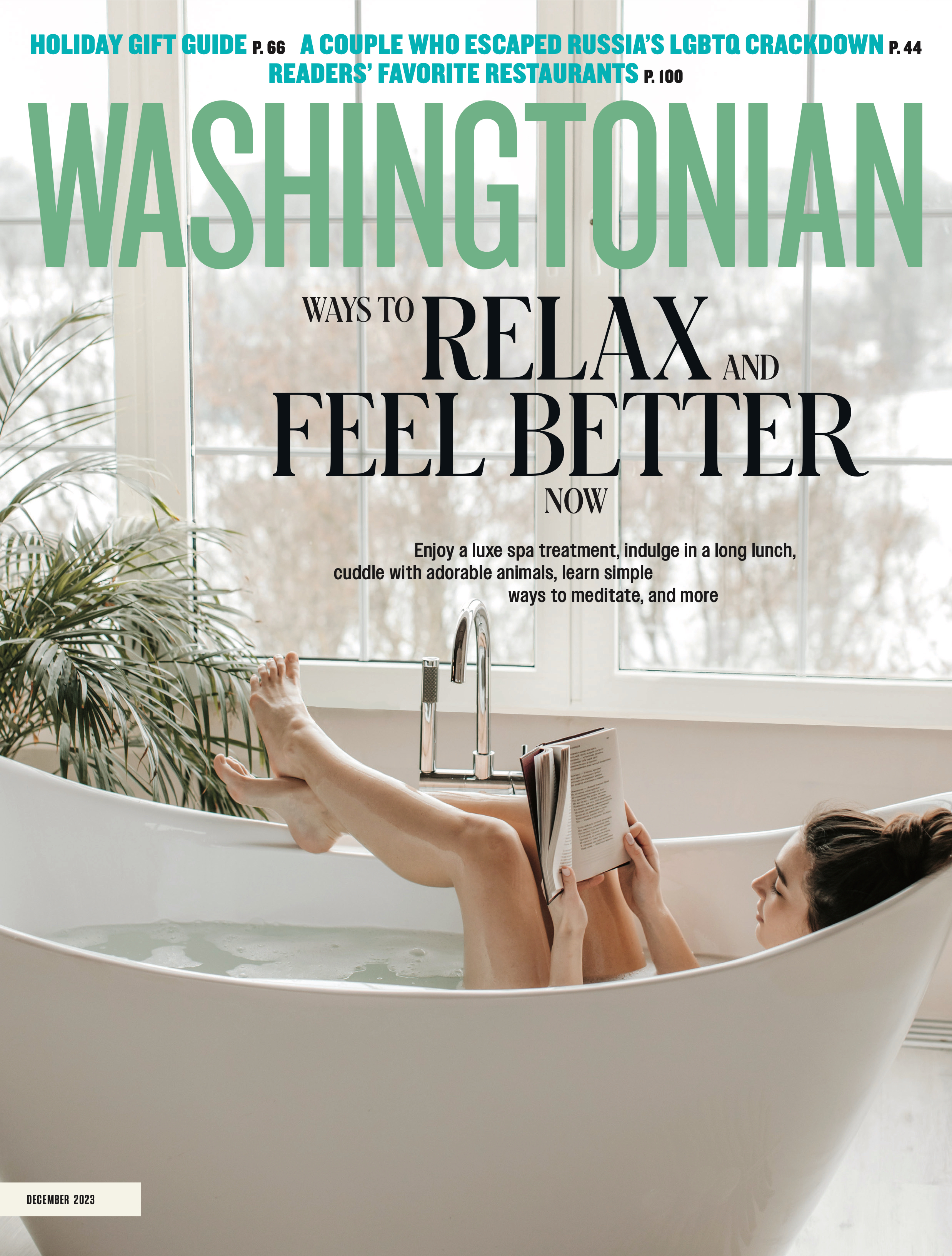 Washingtonian December 01, 2023 Issue Cover