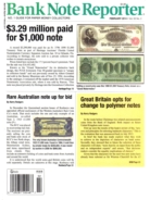 Bank-Note-Reporter February 01, 2014 Issue Cover
