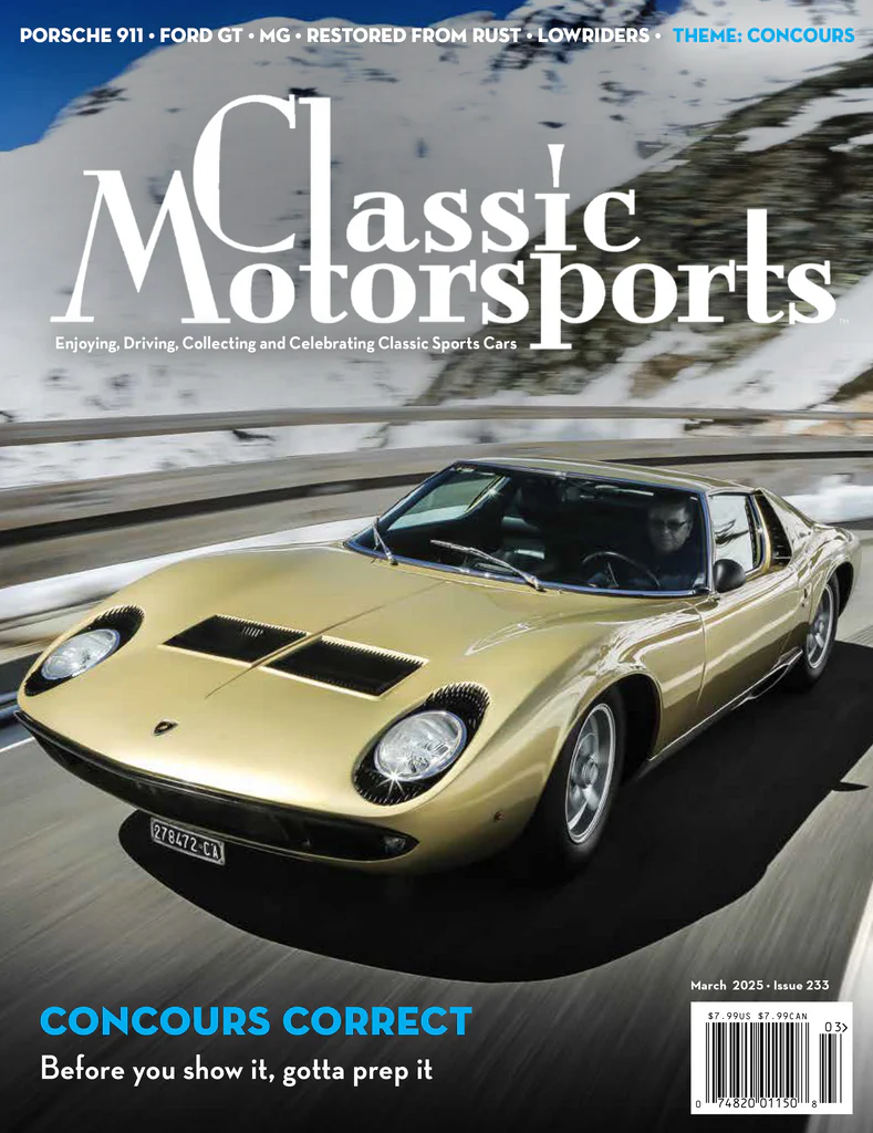 Classic Motorsports March 01, 2025 Issue Cover