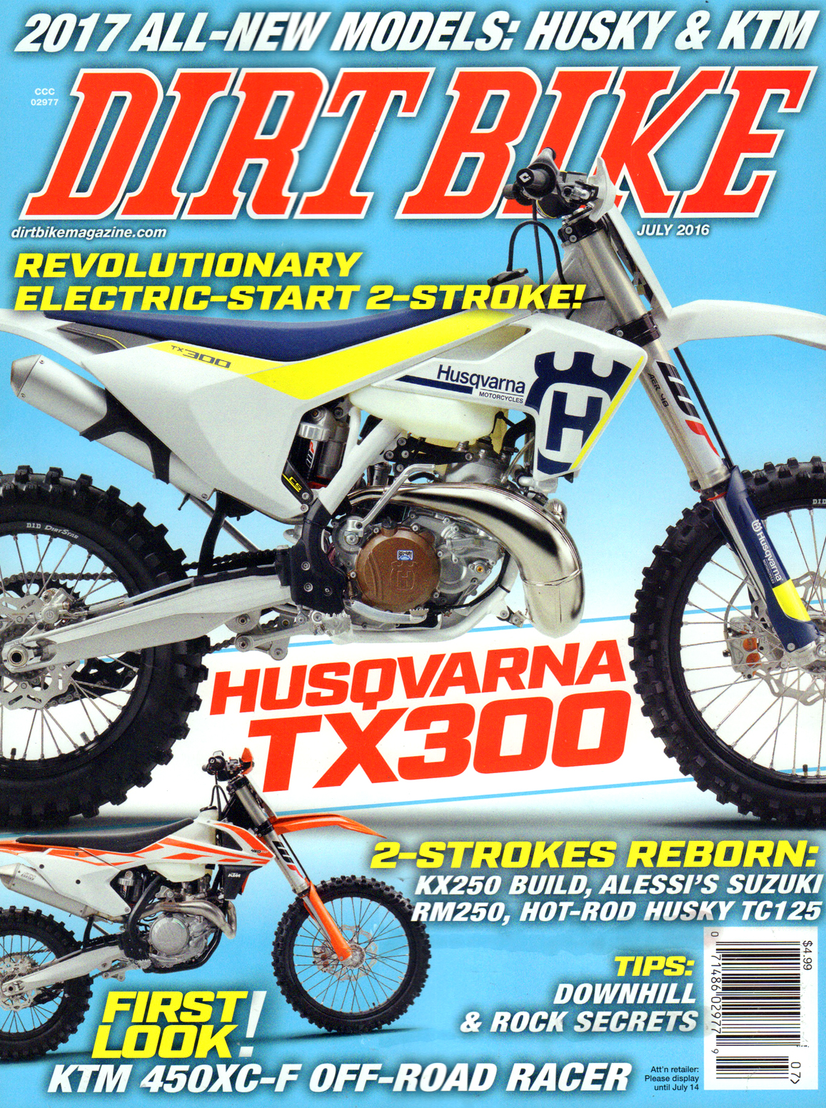 Dirt-Bike July 01, 2016 Issue Cover