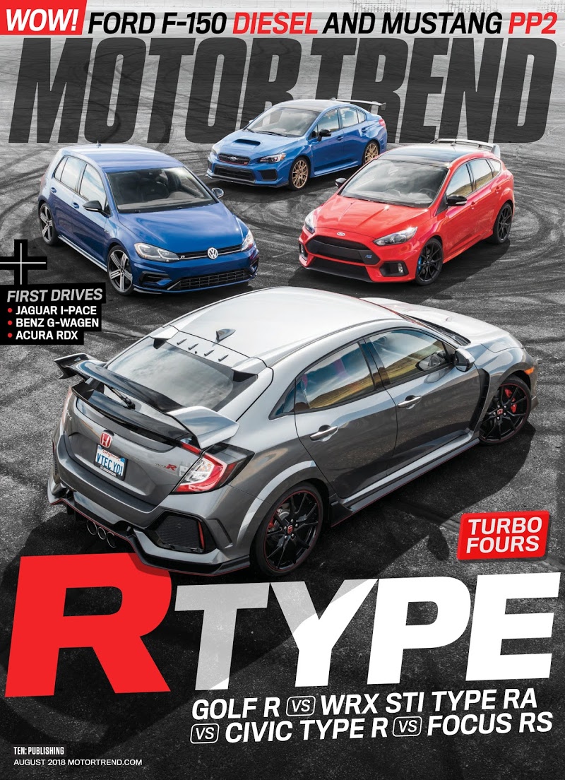 Motor-Trend August 01, 2018 Issue Cover