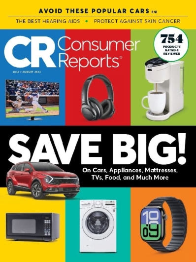 Consumer Reports July 01, 2025 Issue Cover