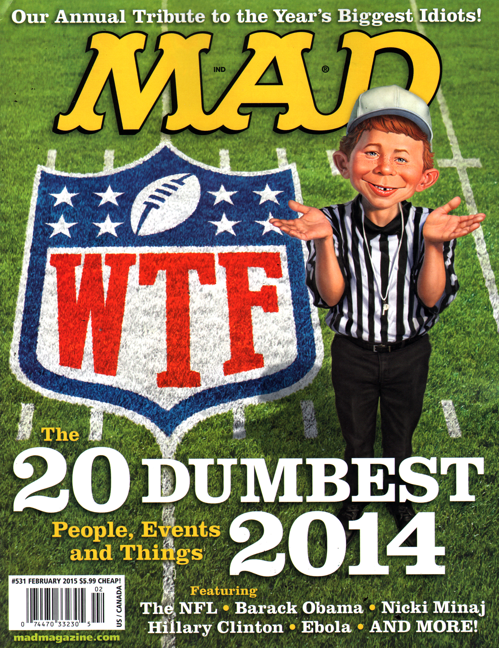 Mad-Magazine February 01, 2015 Issue Cover