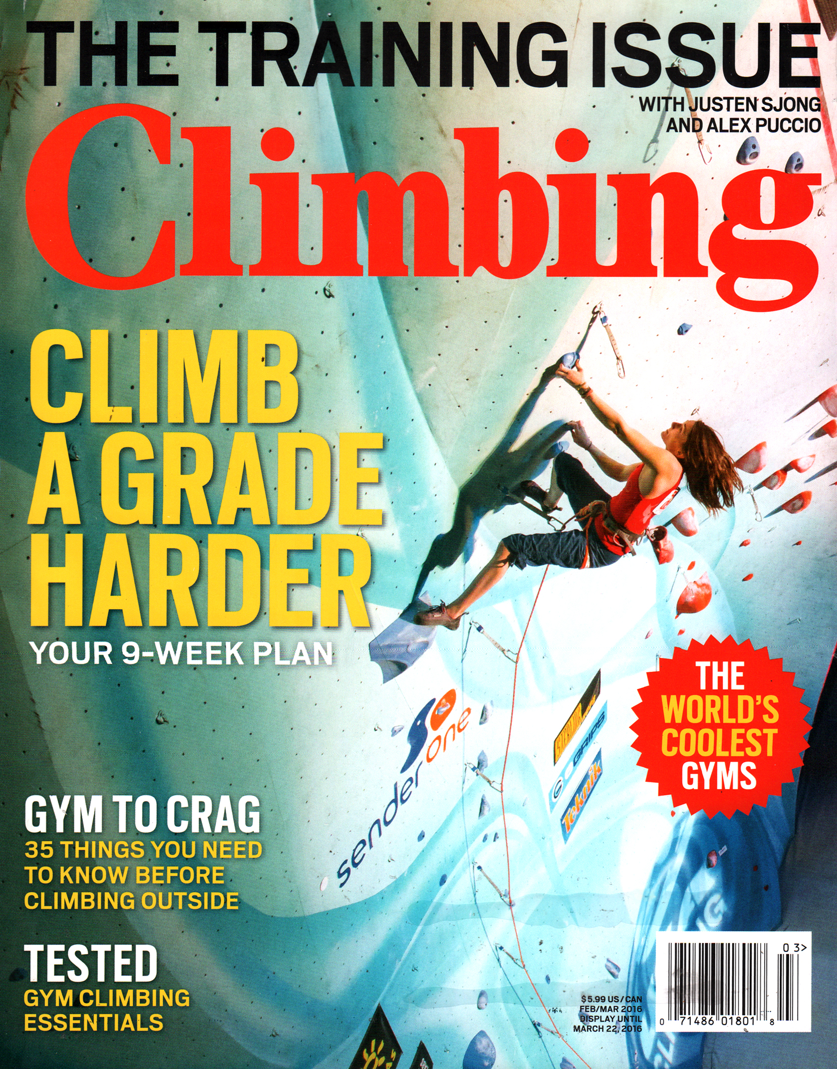 Climbing-Magazine February 01, 2016 Issue Cover