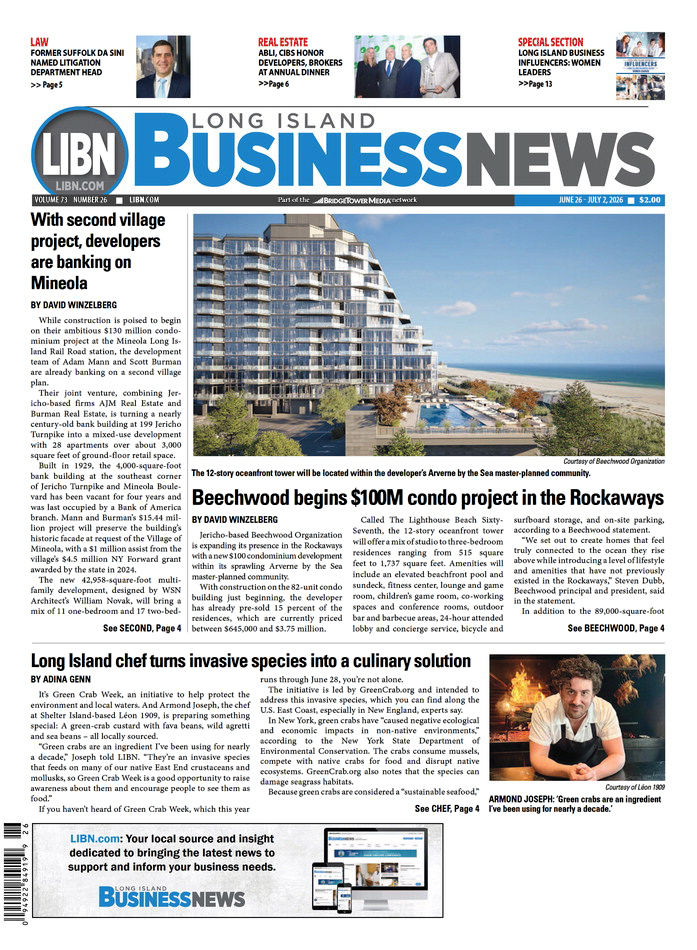 Long-Island-Business-News July 02, 2026 Issue Cover