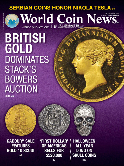 World-Coin-News October 01, 2018 Issue Cover