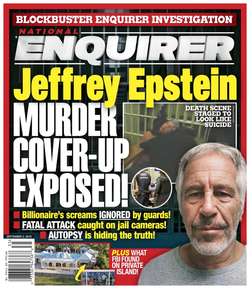 national-enquirer September 02, 2019 Issue Cover