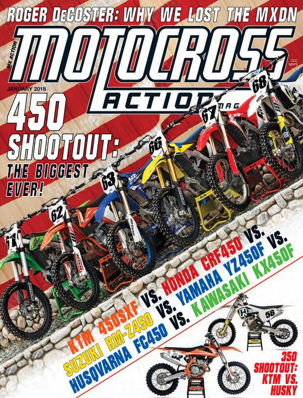 Motocross-Action January 01, 2018 Issue Cover
