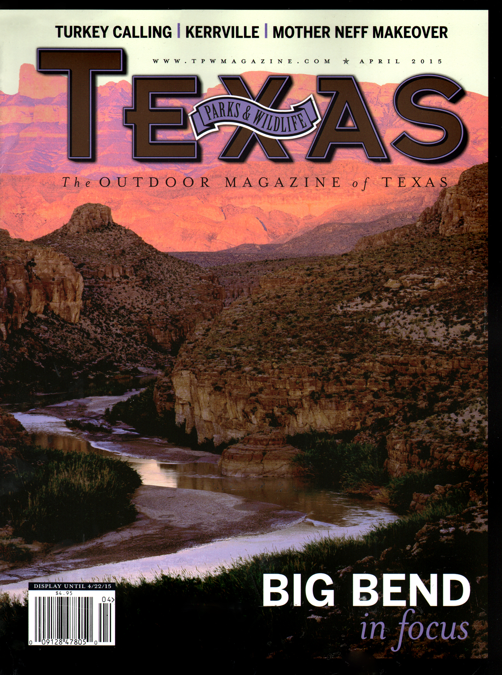 Texas-Parks-and-Wildlife April 01, 2015 Issue Cover