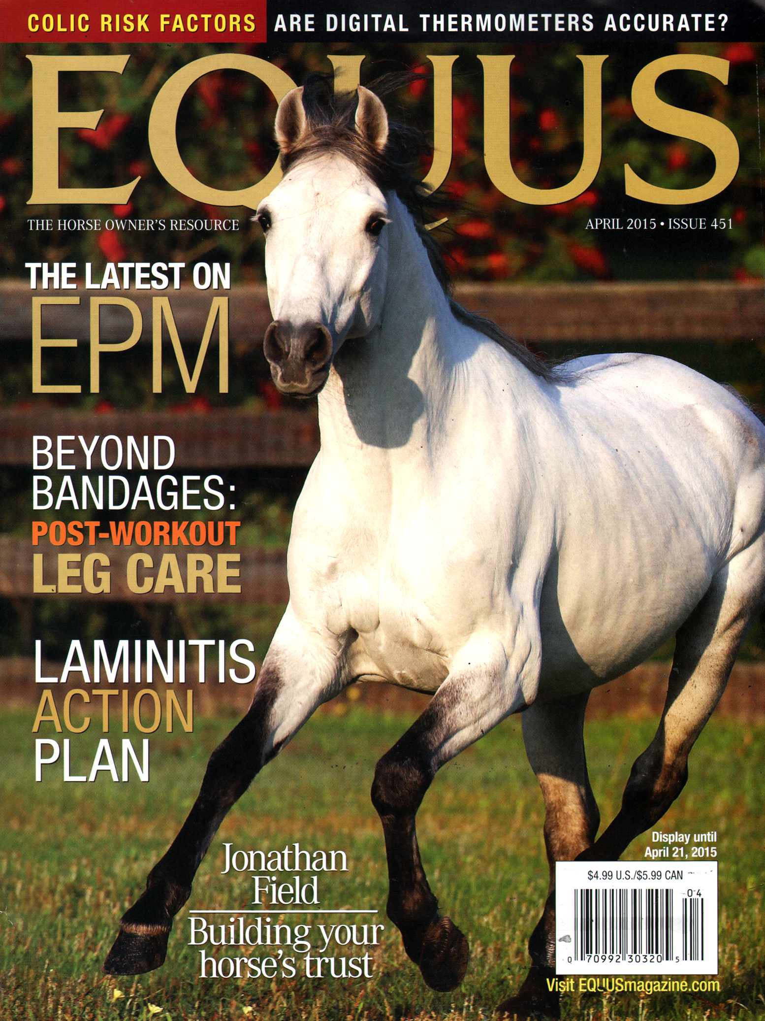 Equus April 01, 2015 Issue Cover