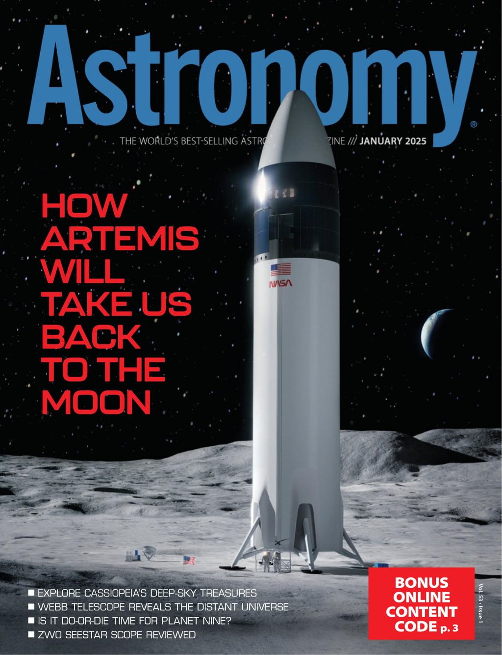 Astronomy January 01, 2025 Issue Cover
