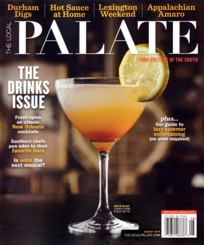 The Local Palate August 01, 2018 Issue Cover