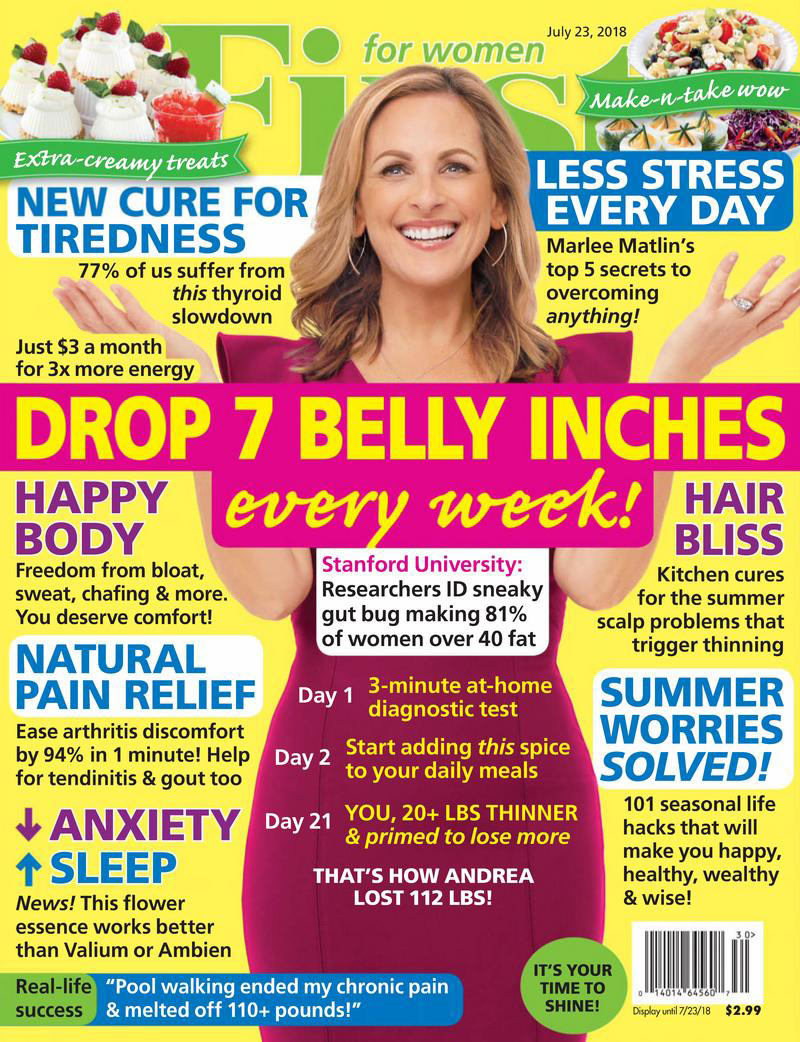 first-for-women July 23, 2018 Issue Cover