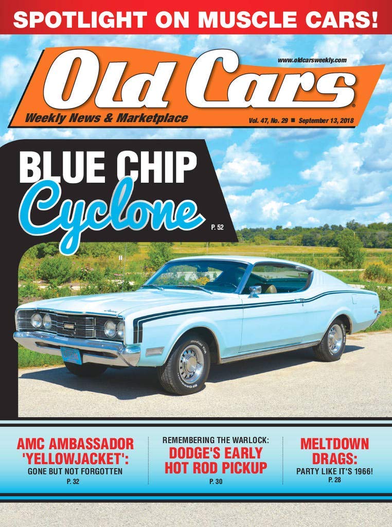 Old-Cars September 13, 2018 Issue Cover