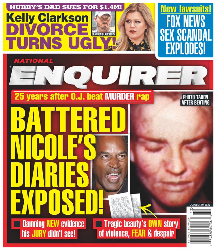 national-enquirer October 19, 2020 Issue Cover