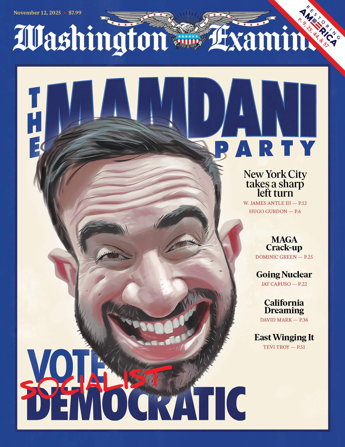 Washington-Examiner November 12, 2025 Issue Cover