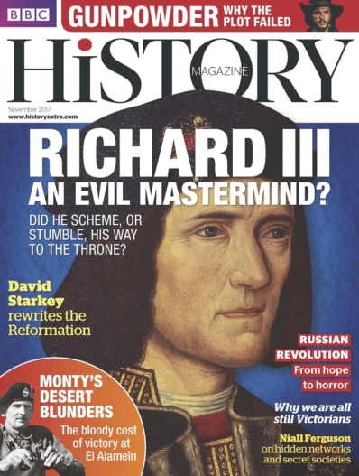 BBC History November 01, 2017 Issue Cover