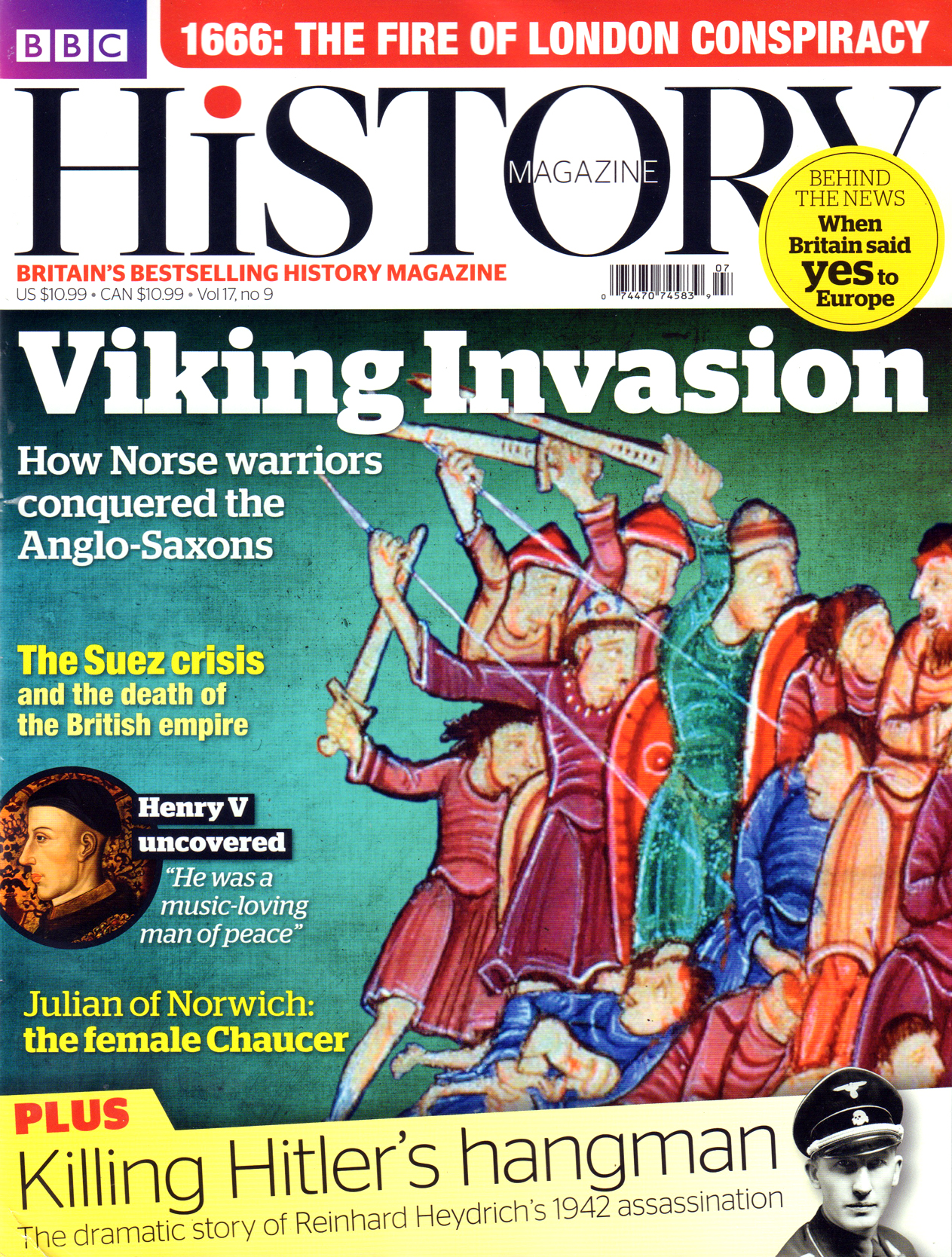 BBC-History September 01, 2016 Issue Cover