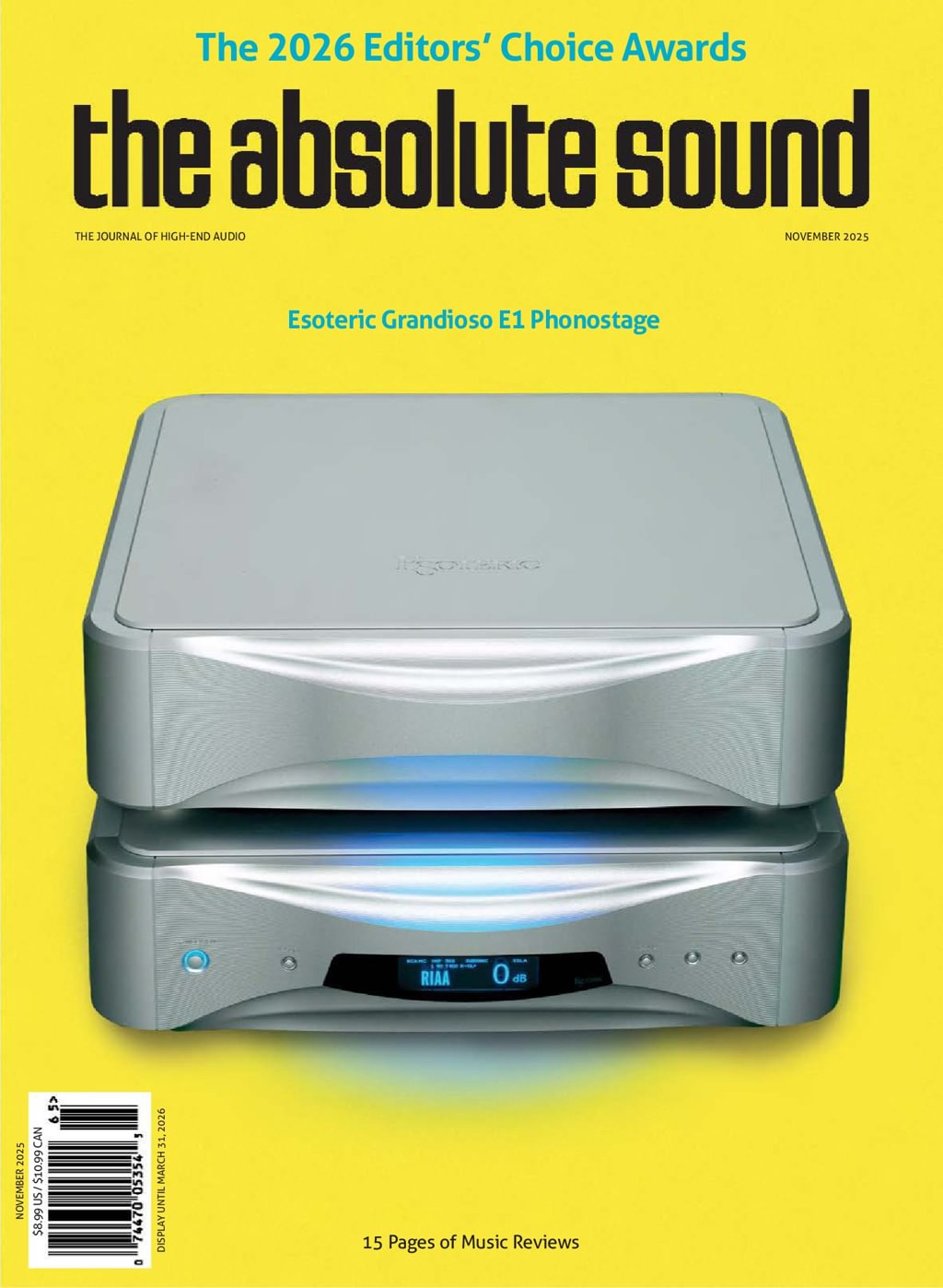 The-Absolute-Sound November 01, 2025 Issue Cover