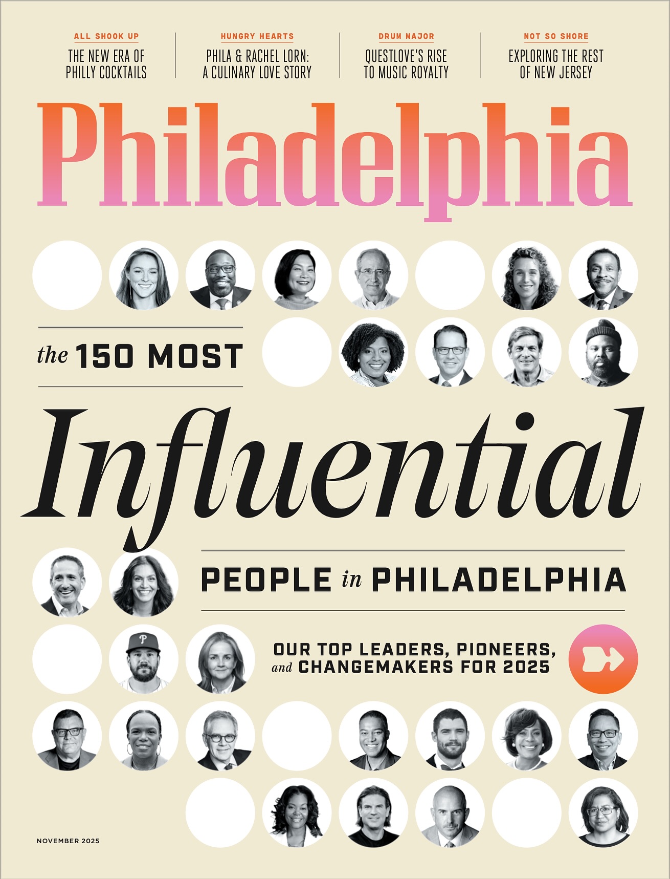 Philadelphia Magazine November 01, 2025 Issue Cover