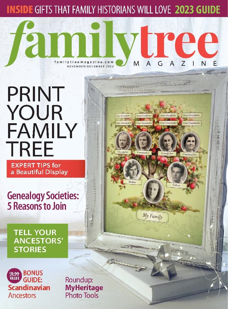 Family-Tree November 01, 2023 Issue Cover