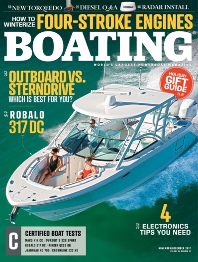 Boating November 01, 2017 Issue Cover