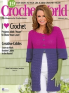 crochet-world February 01, 2016 Issue Cover