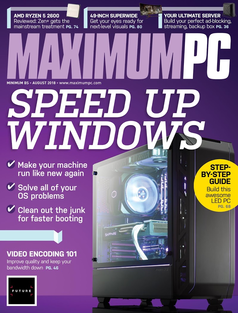 Maximum-PC August 01, 2018 Issue Cover