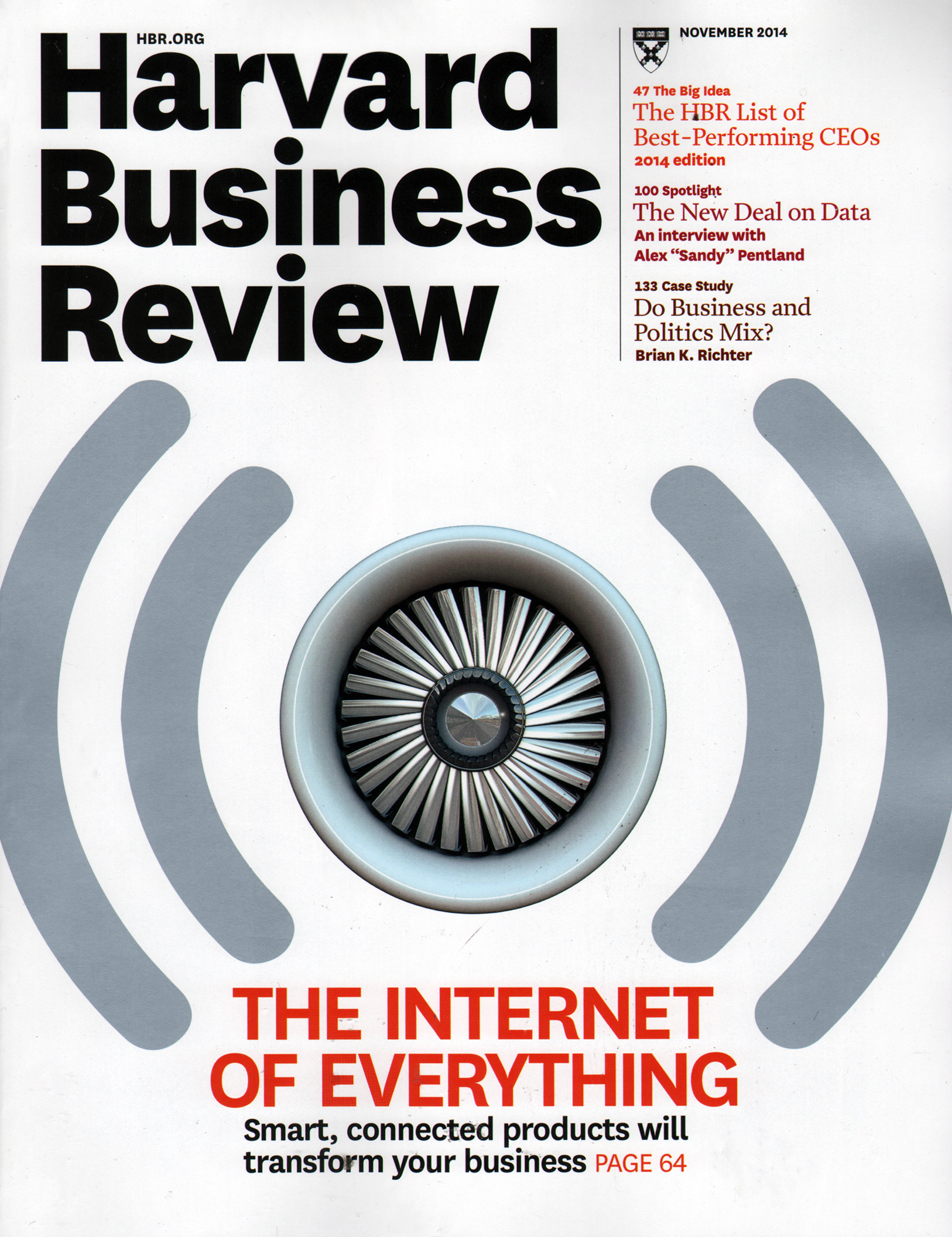 Harvard-Business-Review November 01, 2014 Issue Cover