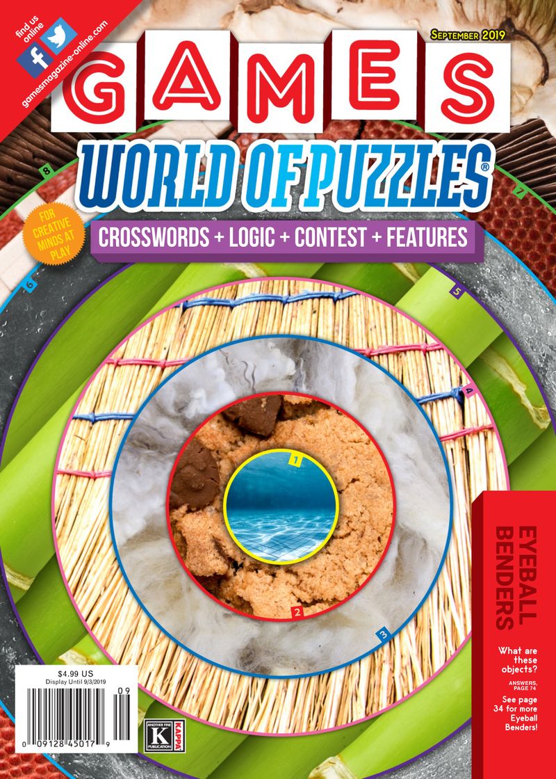 Games-World-of-Puzzles September 01, 2019 Issue Cover