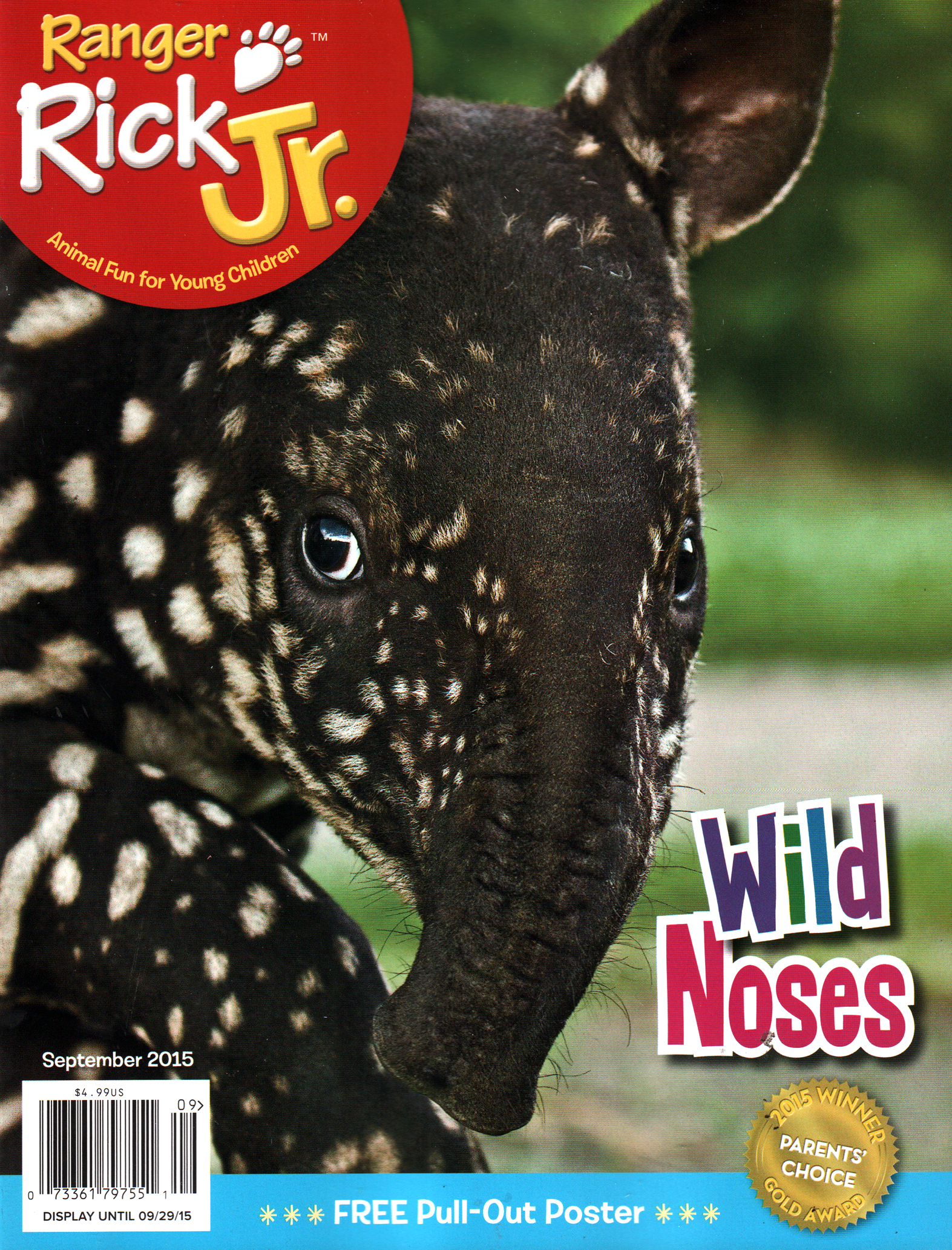 Ranger-Rick-Jr September 01, 2015 Issue Cover