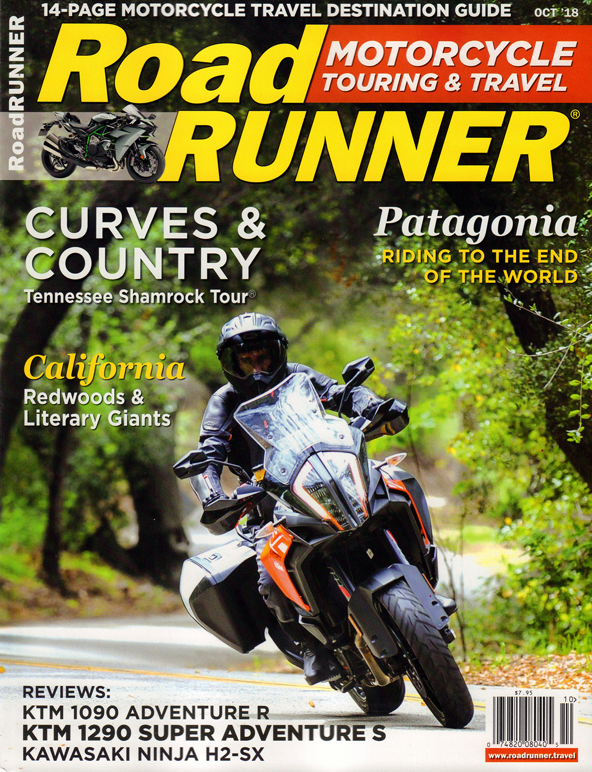 Road-RUNNER-Motorcycle-and-Touring October 01, 2018 Issue Cover