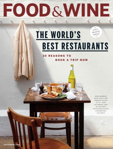 Food & Wine September 01, 2019 Issue Cover
