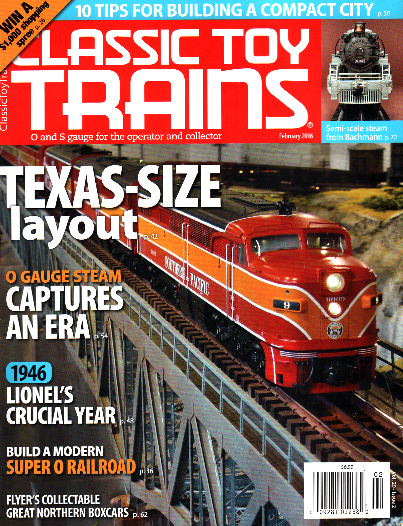 Classic-Toy-Trains February 01, 2016 Issue Cover