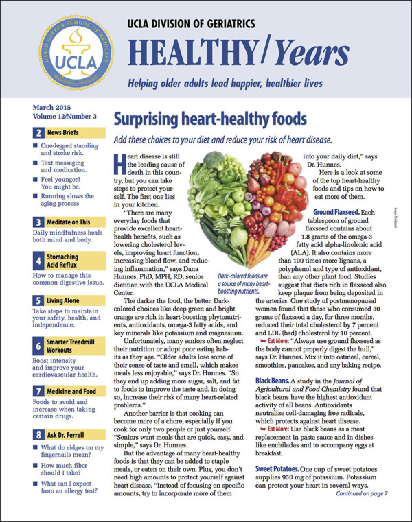 Healthy Years March 01, 2015 Issue Cover