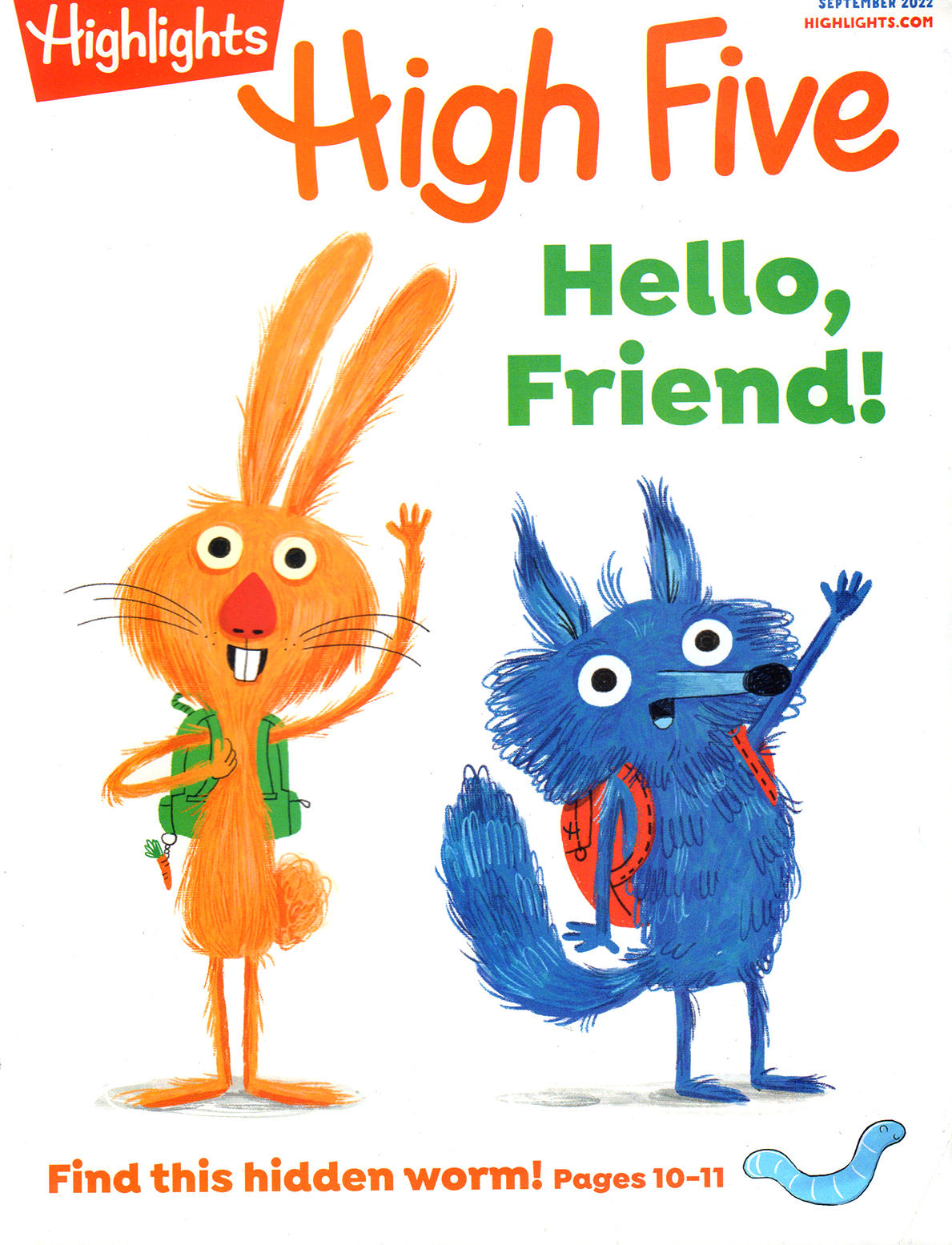 Highlights-High-Five September 01, 2022 Issue Cover