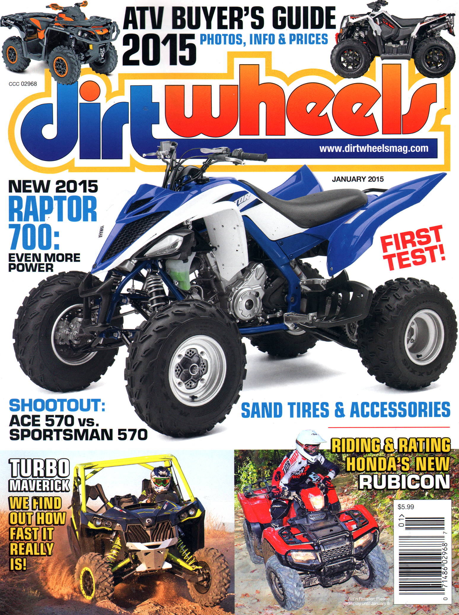 Dirt-Wheels January 01, 2015 Issue Cover